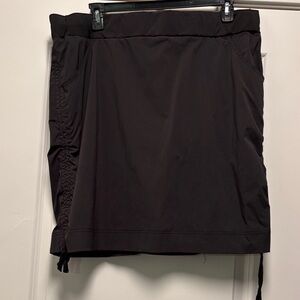 CJ Banks Black sporty walking Skirt